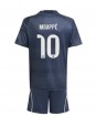Real Madrid Kylian Mbappe #10 Venkovní dres pro děti 2025-26 Krátký Rukáv (+ trenýrky)